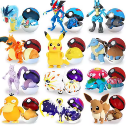 Pokemon Anime Deformation Figures